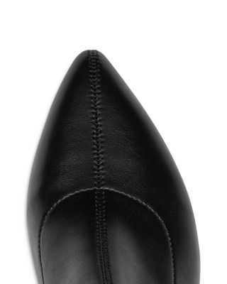 Women's Tomos Mid Heel Leather Booties