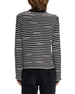 Spiky Wool & Cashmere Crewneck Sweater