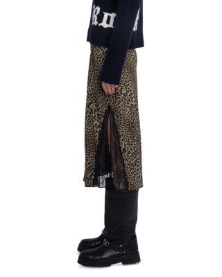 Jayla Soft Leopard Print Skirt 