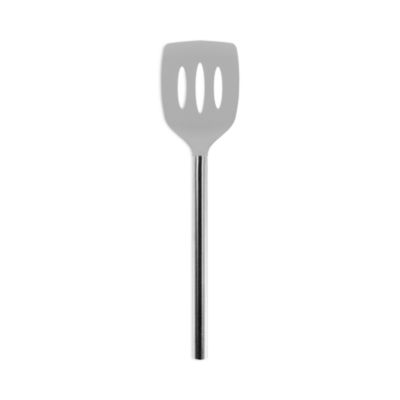 Silicone Slotted Turner with Stainless Steel Handle