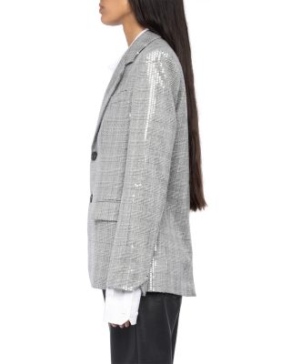 Vanille Sequined Blazer