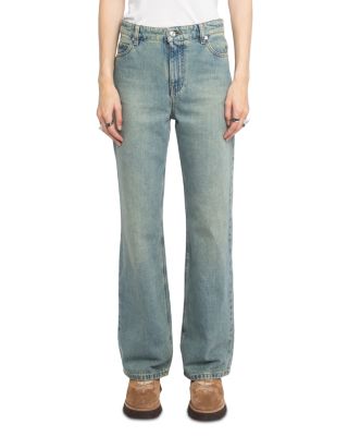 Evy Low Rise Bootcut Jeans in Light Blue