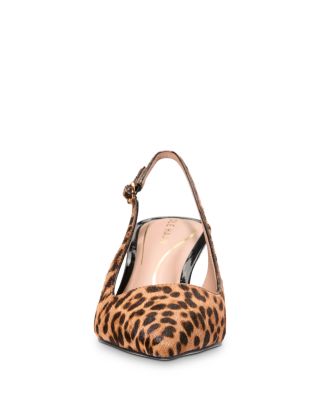 Women&#39;s Hansell Animal Print Calf Hair Slingback Pumps