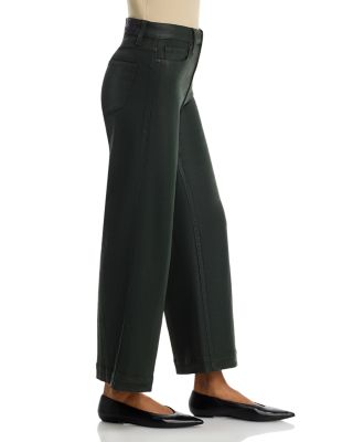 Anessa High Rise Wide Leg Jeans in Dark Rosin Luxe Coating