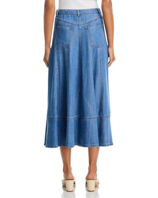 Mathilde Denim A Line Skirt