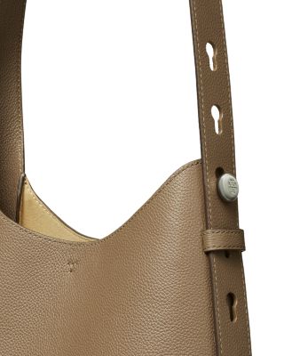 Romy Small Leather Hobo Bag
