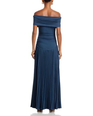 Field Of Dreams Off-the-Shoulder Maxi Dress