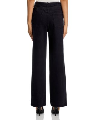 Swift Embellished Straight Jeans in Black