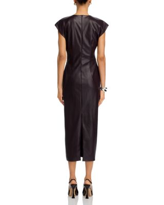 Chiara Faux Leather Dress