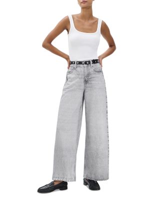 Miramar Sofie Wide Leg Jeans in Icey Gray