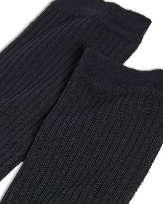 Rib Knit Crew Socks
