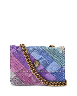 KURT GEIGER LONDON - Micro Kensington Denim Crossbody Bag