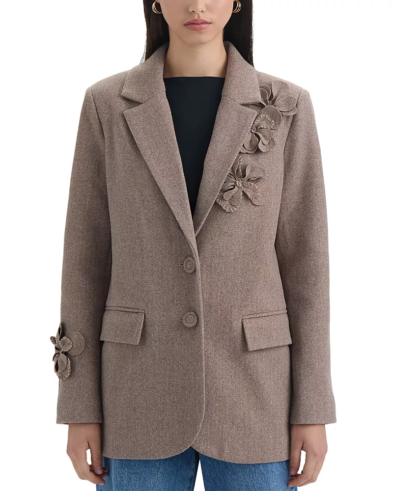 Nvlt 3D Flower Blazer