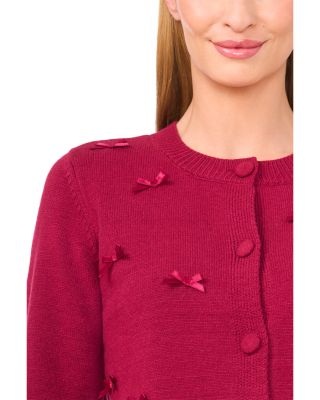 Ribbon Appliqu&amp;eacute; Cardigan