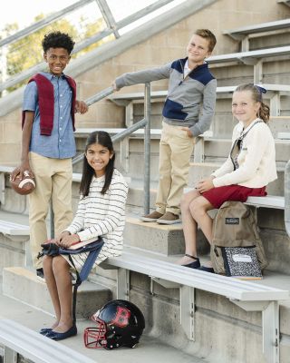 Boys' Organic Long Sleeve French Terry Half-Zip Pullover - Little Kid, Big Kid