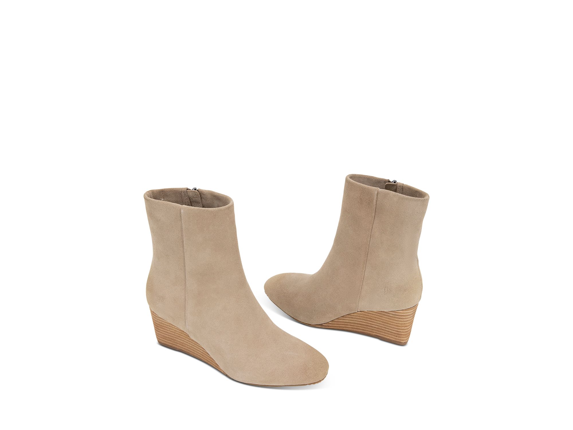 Women's Nash Brown Wedge Booties — Image 7