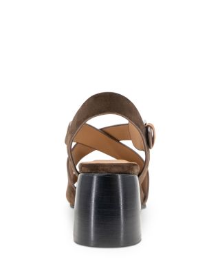 Women's Mela Brown Suede Sandals