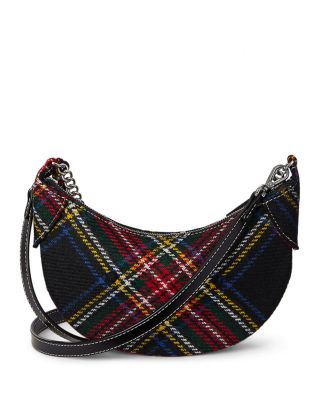 Polo ID Tartan Wool Mini Chain Shoulder Bag