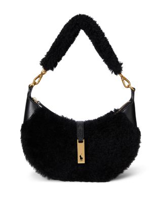 Polo ID Shearling Mini Shoulder Bag