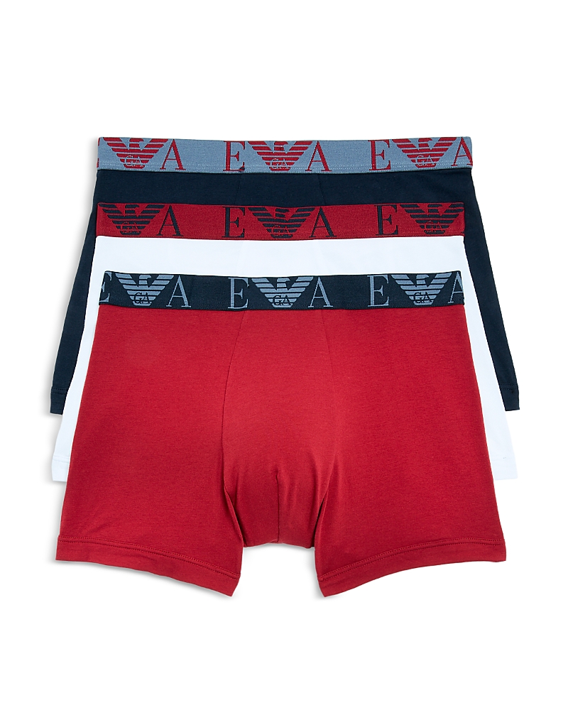 Emporio Armani Boxer Briefs, Pack Of 3 In Multi
