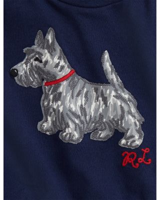 Girls' Dog Print Jersey Tee & Plaid Legging Set - Baby