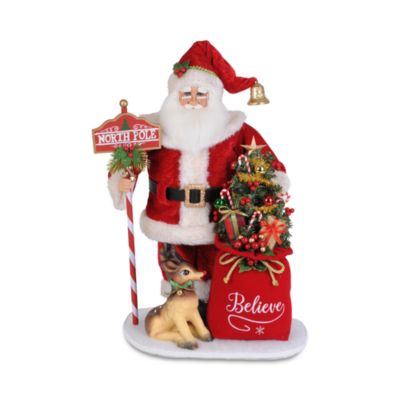 Lighted North Pole Magic Santa