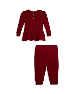 Girls' Polo Bear Fleece Sweatshirt & Pant Set - Baby