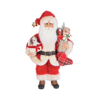 Christmas Surprise Santa Figurine