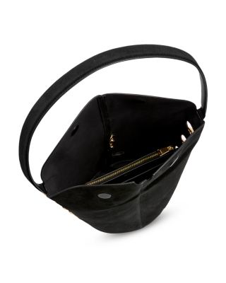 Amaya Embellished Suede Bucket Bag