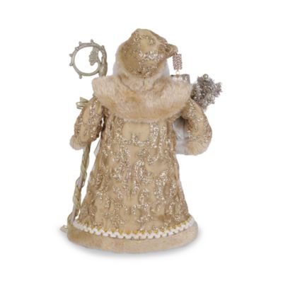 Lighted Touch of Gold Santa 