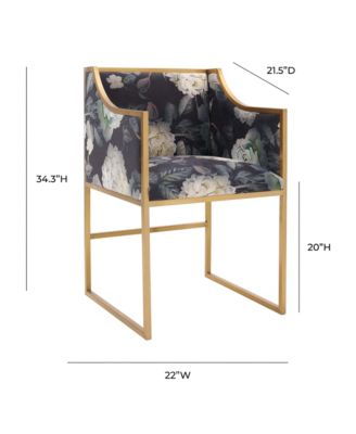  Atara Velvet Gold Chair