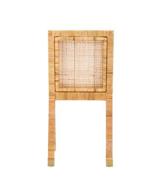  Amara Rattan Performance Fabric Dining Chair in Natural