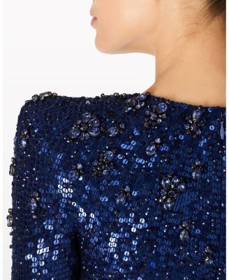  Georgia Sequin-embellished gown