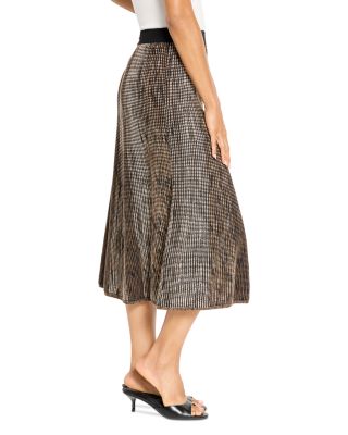 Ombr&eacute; Pixel Knit Skirt