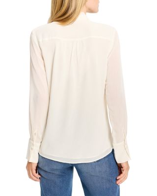 Falling Chiffon Long Sleeve Top