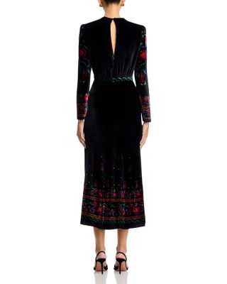 Claudia Velvet Midi Dress