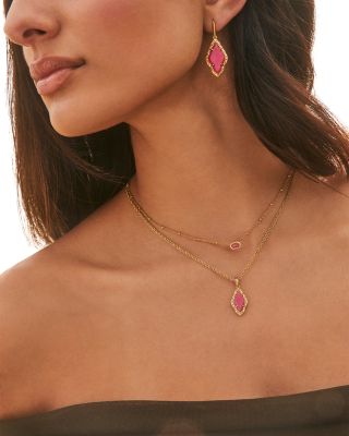 Adeline Short Pendant Necklace, 16"-19"