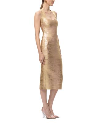 Foil Bodycon Dress
