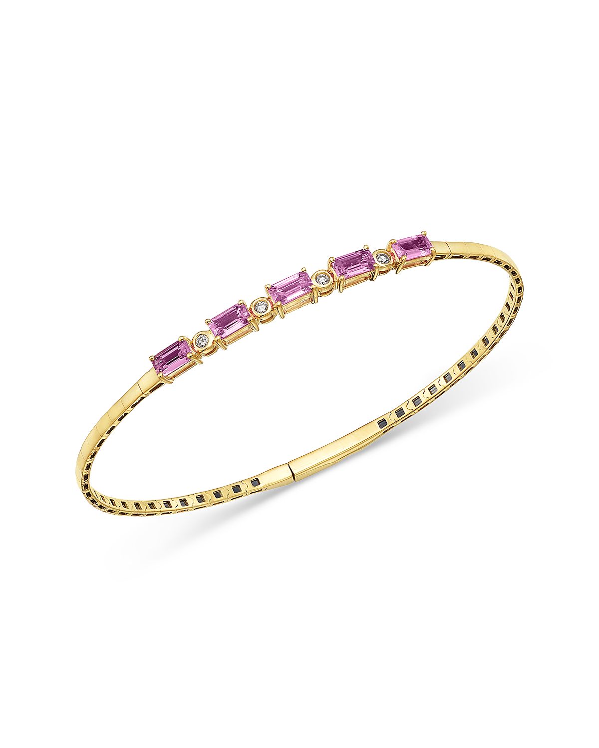 Bloomingdale's Fine Collection Pink Sapphire & Diamond Bracelet