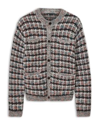 Textured Cardigan Sweater