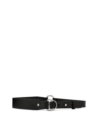 Equestrian D-Ring Leather Belt