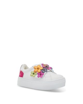 KURT GEIGER LONDON - Girls' London Mini Floral Retal Sneakers - Toddler