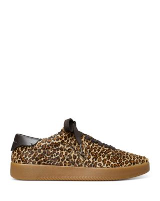 Phoenix Leopard Print Calf Hair Sneakers