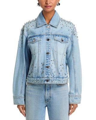 Diamonds In The Sky Denim Trucker Jacket