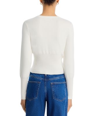 Crewneck Cardigan Sweater