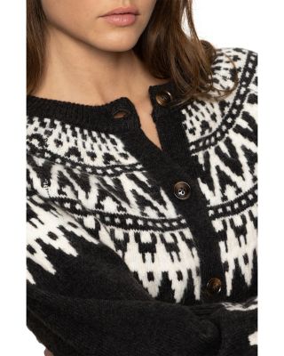 Fairisle Crewneck Cardigan