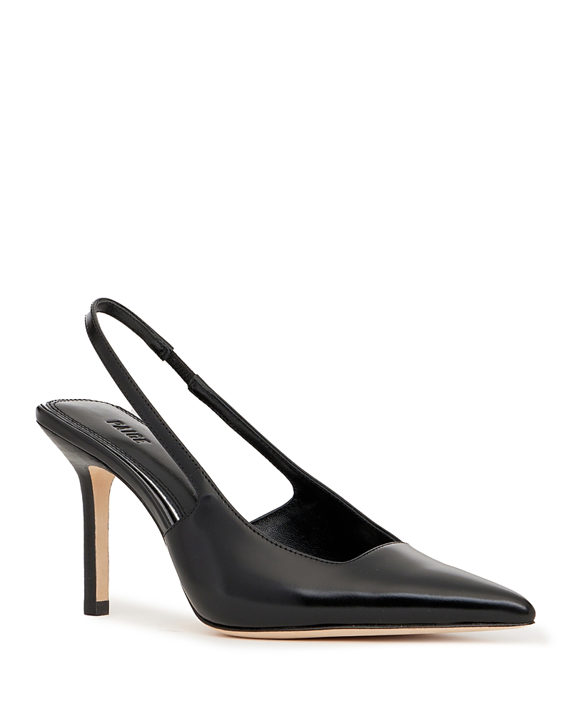 Paige Sienna Slingback Pointed Toe Pump In Black