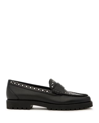 Women's Ellis Studded Leather Loafers