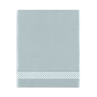 Luíz Embroidered Sateen Flat Sheet, King