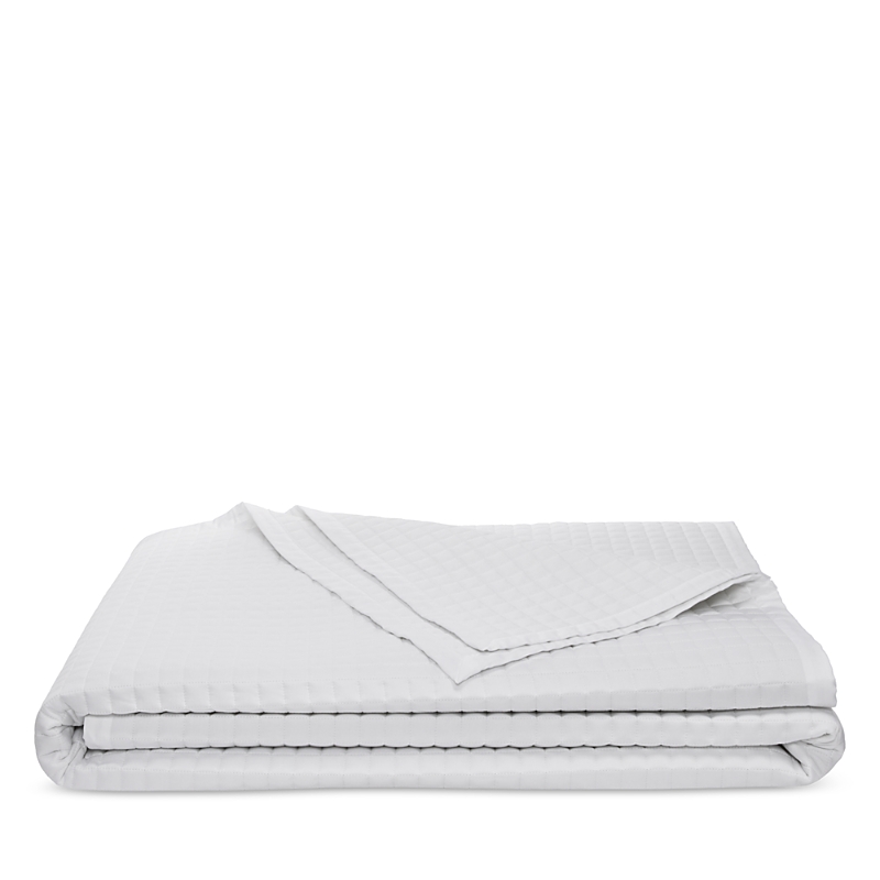 Amalia Home Collection Vita Quilted Sateen Bedspread, Queen In White